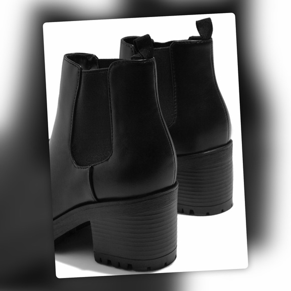 Size 10 Soda Jaber Black Lug Sole Combat Boot - Picture 2 of 10